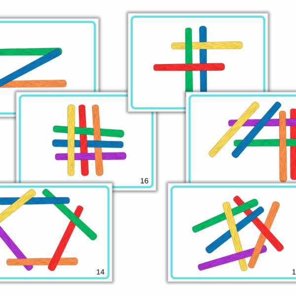 Kodowanie z Patyczkami 20 Kart PDF Sekwencje