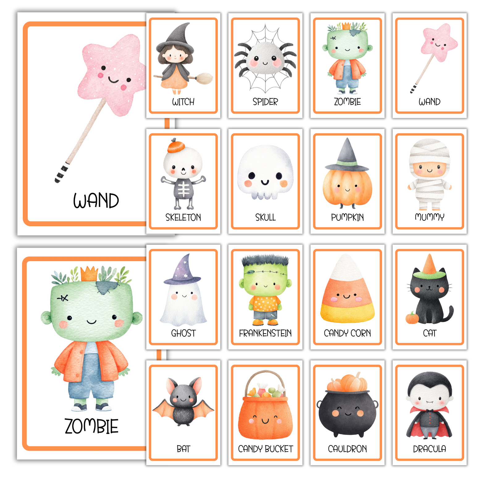 Flashcards Halloween