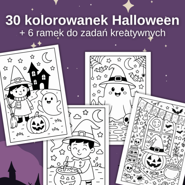 listing - okładka produktu 30 kolorowanek halloween