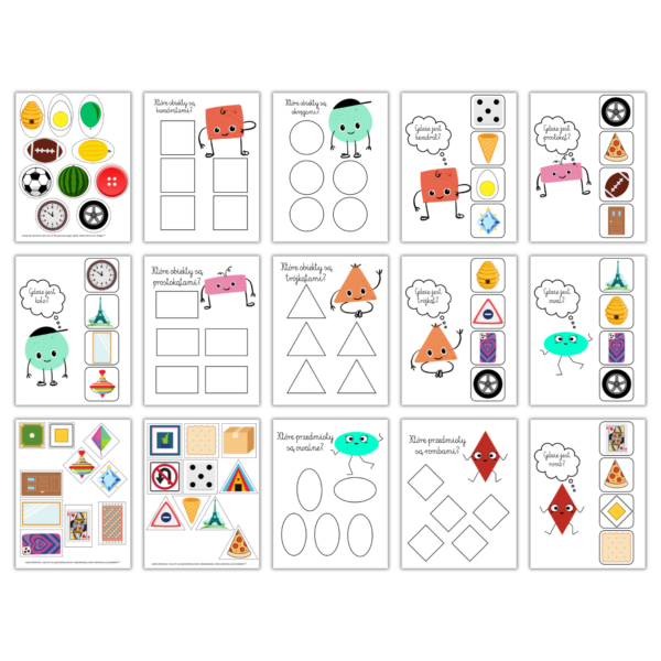 Nauka kształtów przez zabawę