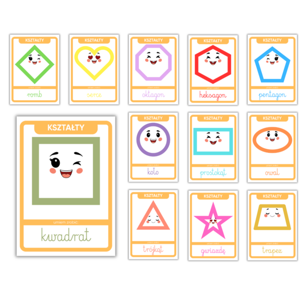 Wyklejanki z plasteliny: Kształty i figury – Karty aktywności (PDF)