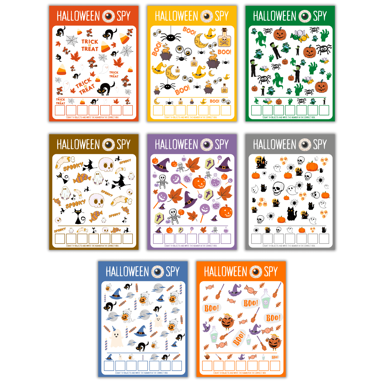 Halloween Spy Counting