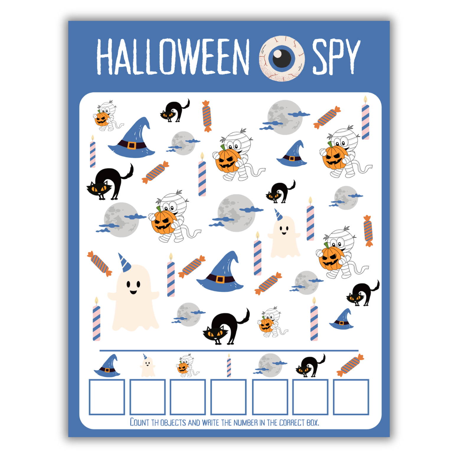 Halloween Spy Counting