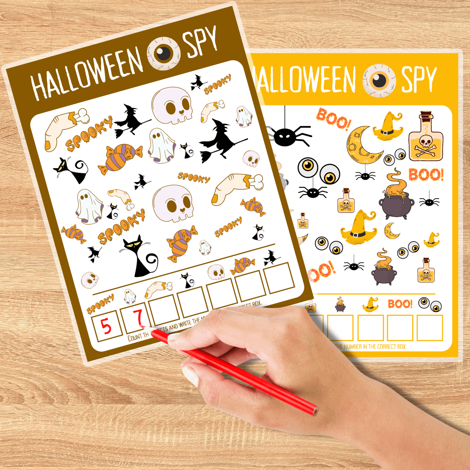 Halloween Spy Counting