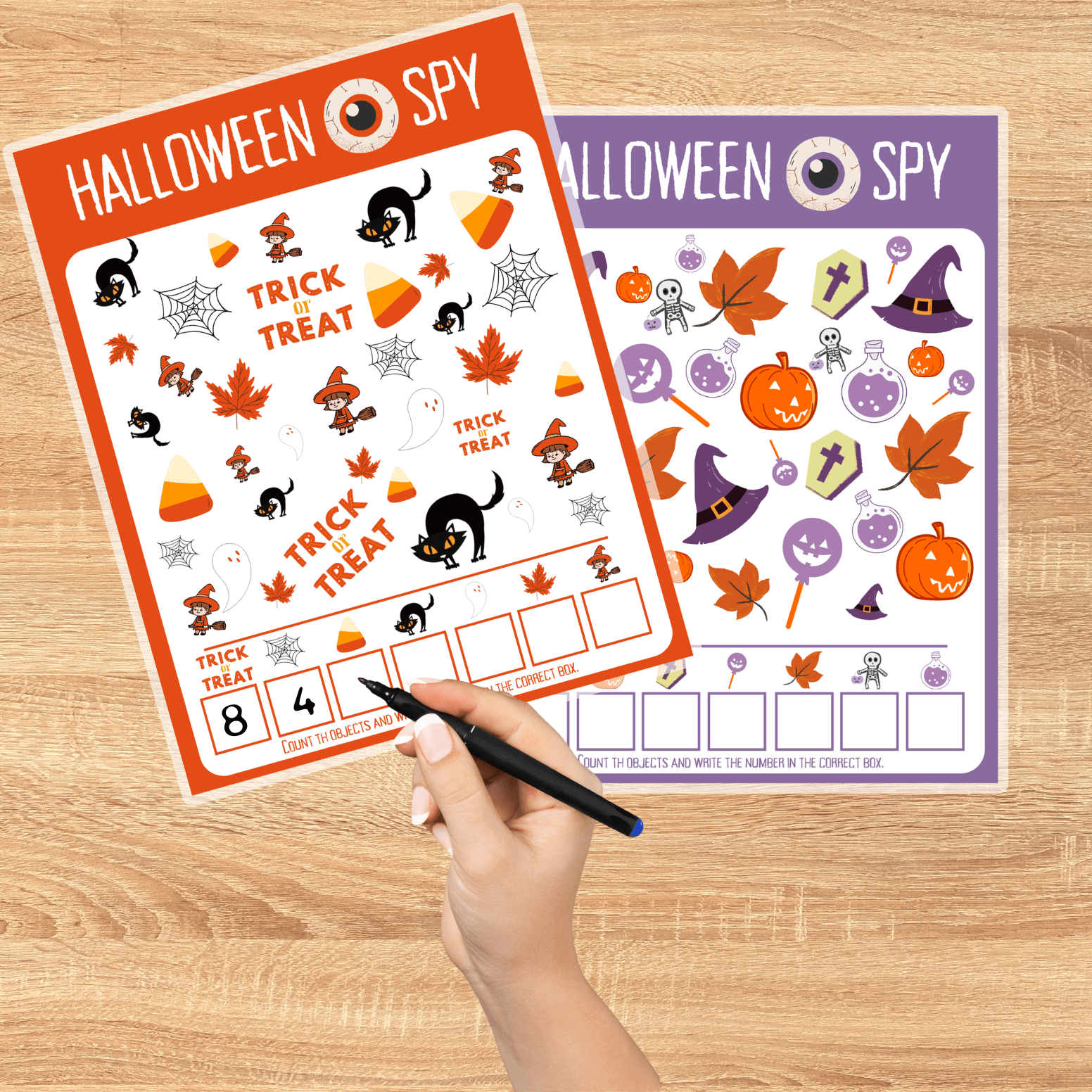 Halloween Spy Counting