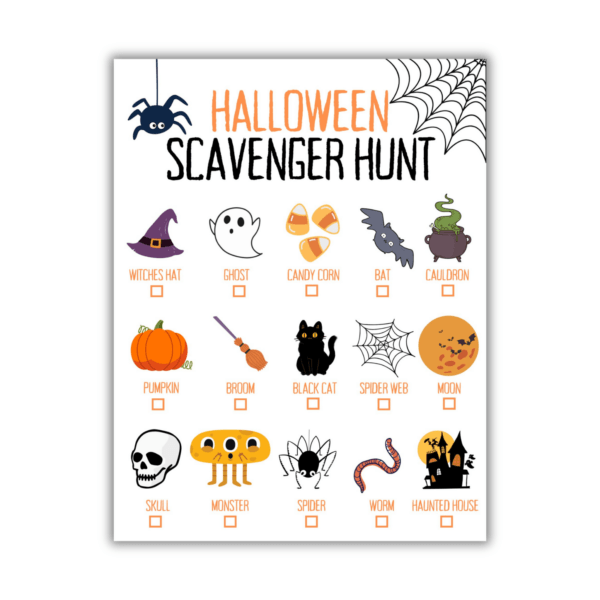 Halloween Scavenger Hunt